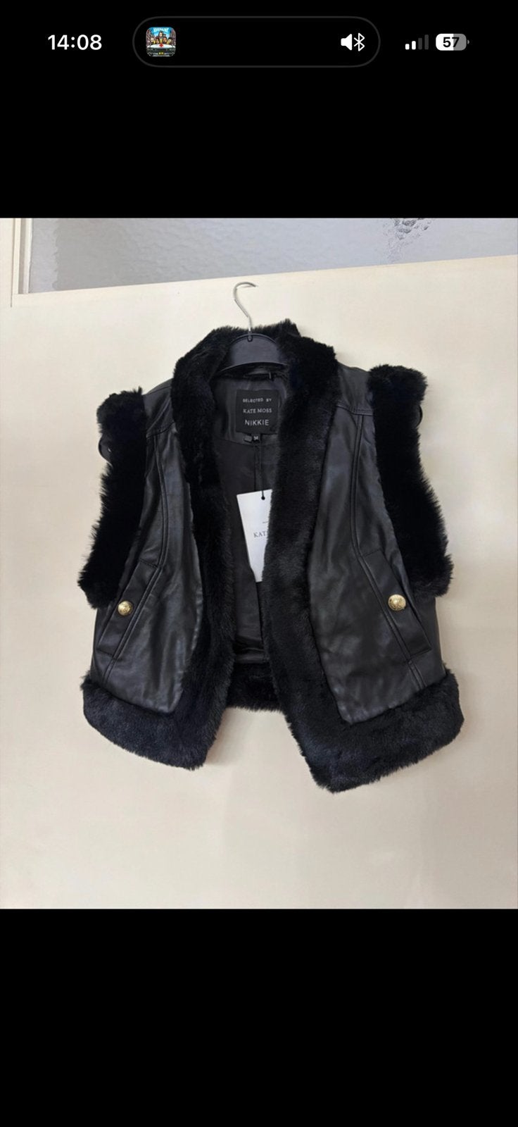 Nikkie bont Gillet nieuw maat 34, Kleding | Dames, Bodywarmers, Ophalen of Verzenden, Nieuw, Maat 34 (XS) of kleiner, Zwart