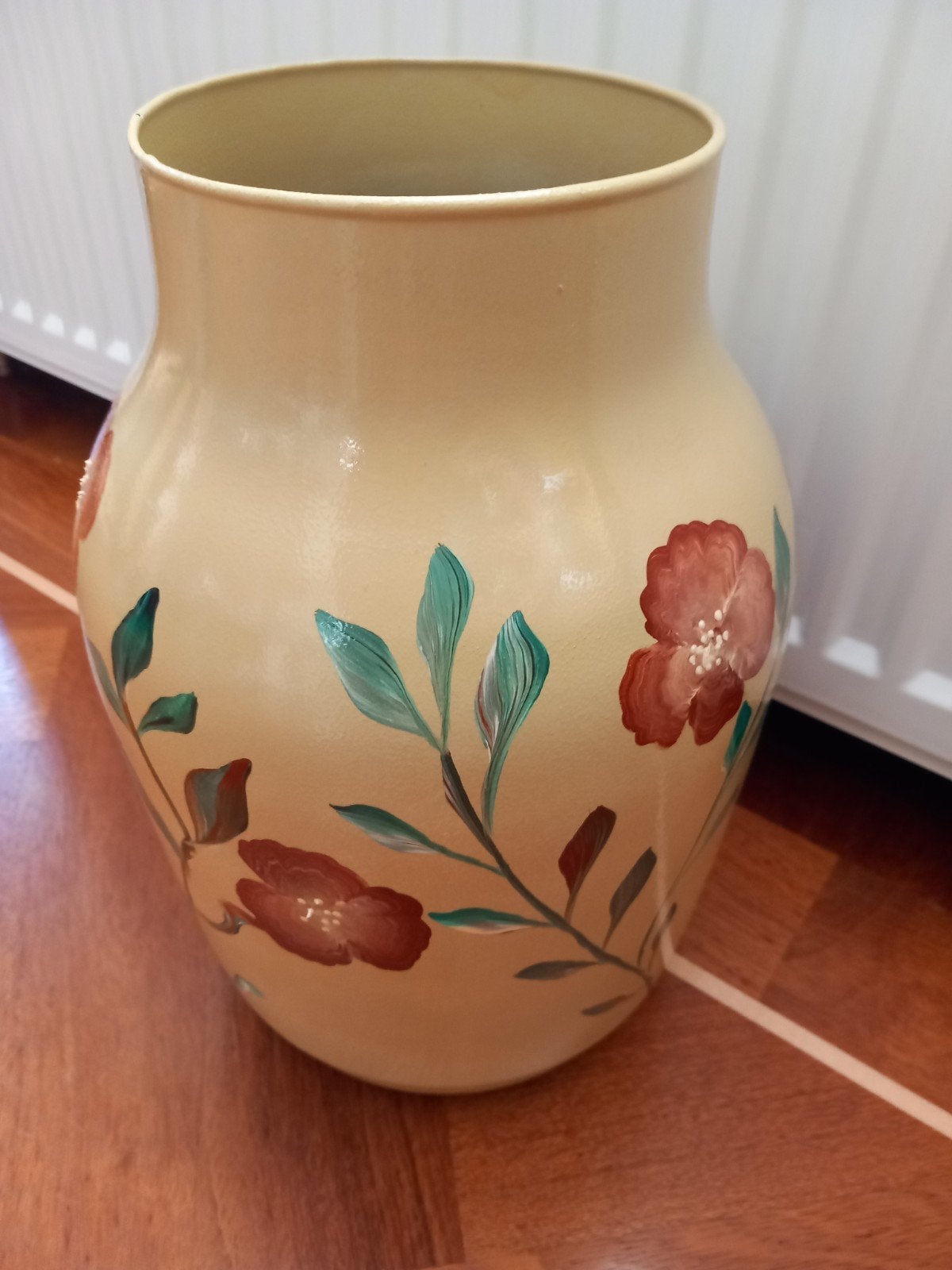 hand beschilderde vaas, Ophalen