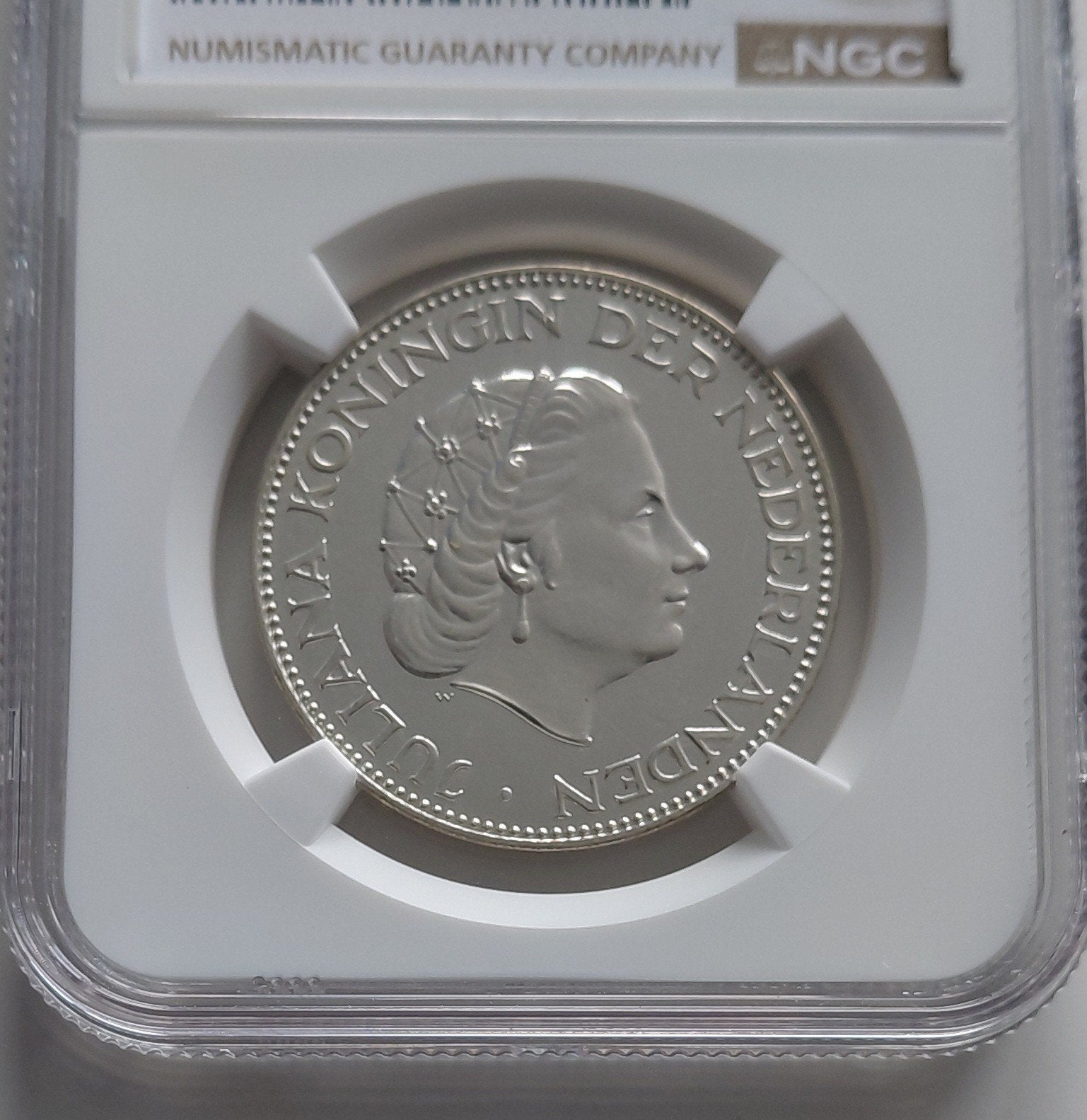 PROOFSLAG ZEER ZELDZAAM R4 ZILVEREN RIJKSDAALDER 1959, Ophalen of Verzenden, Koningin Juliana, 2½ gulden, Zilver