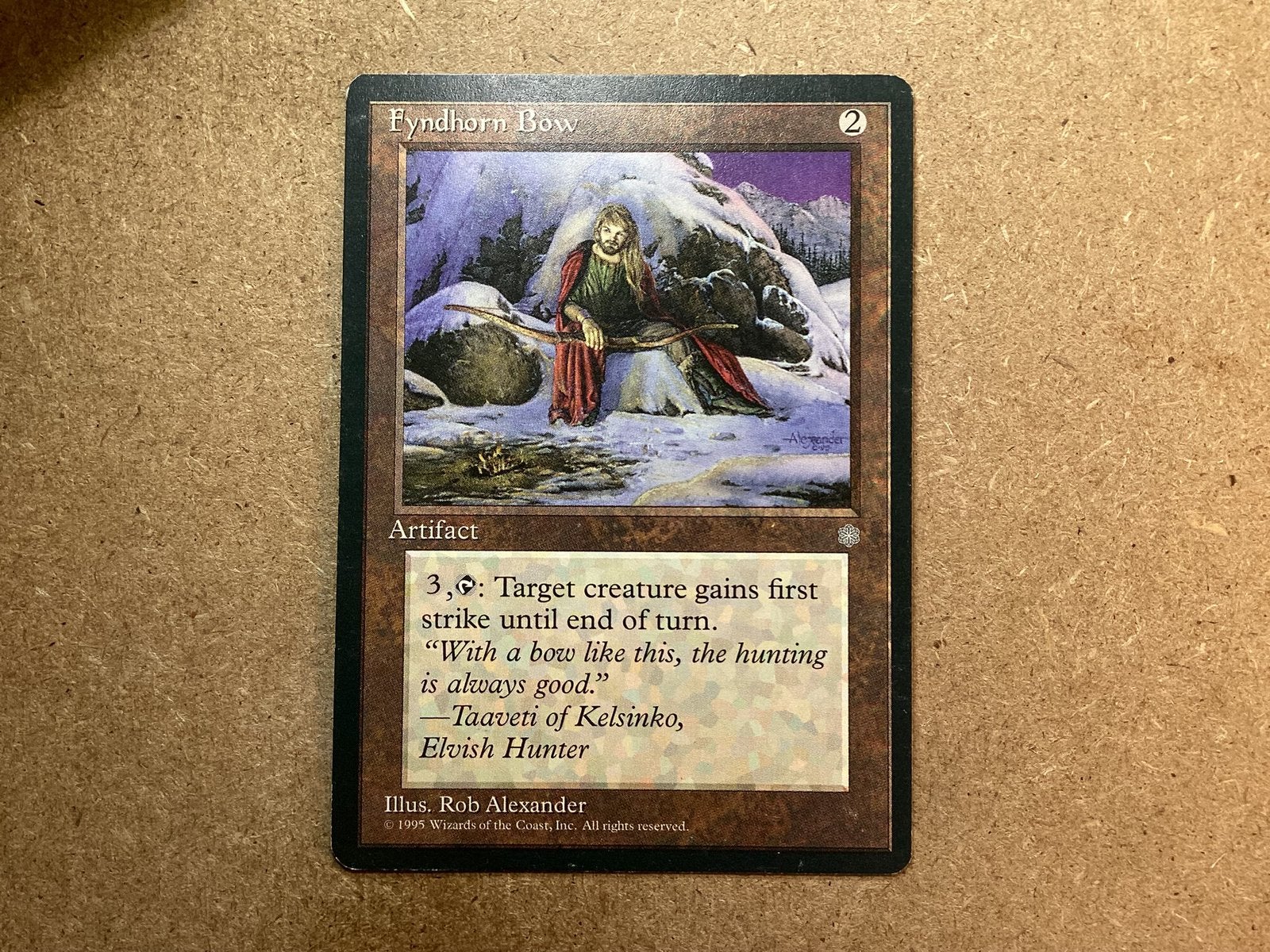 1x Fyndhorn Bow (Good), Ophalen of Verzenden, Gebruikt, Losse kaart
