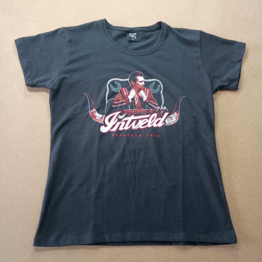 James Intveld Band Shirt, Zwart, Maat 42/44 (L), Ophalen of Verzenden, Korte mouw