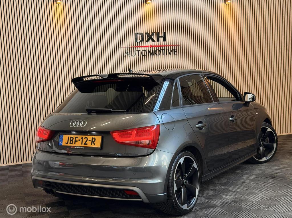 Audi A1 Sportback 1.4 TFSI 185pk S-Line SCHAALSTOELN DAB PDC, Euro 5, Zwart, 4 cilinders, Leder