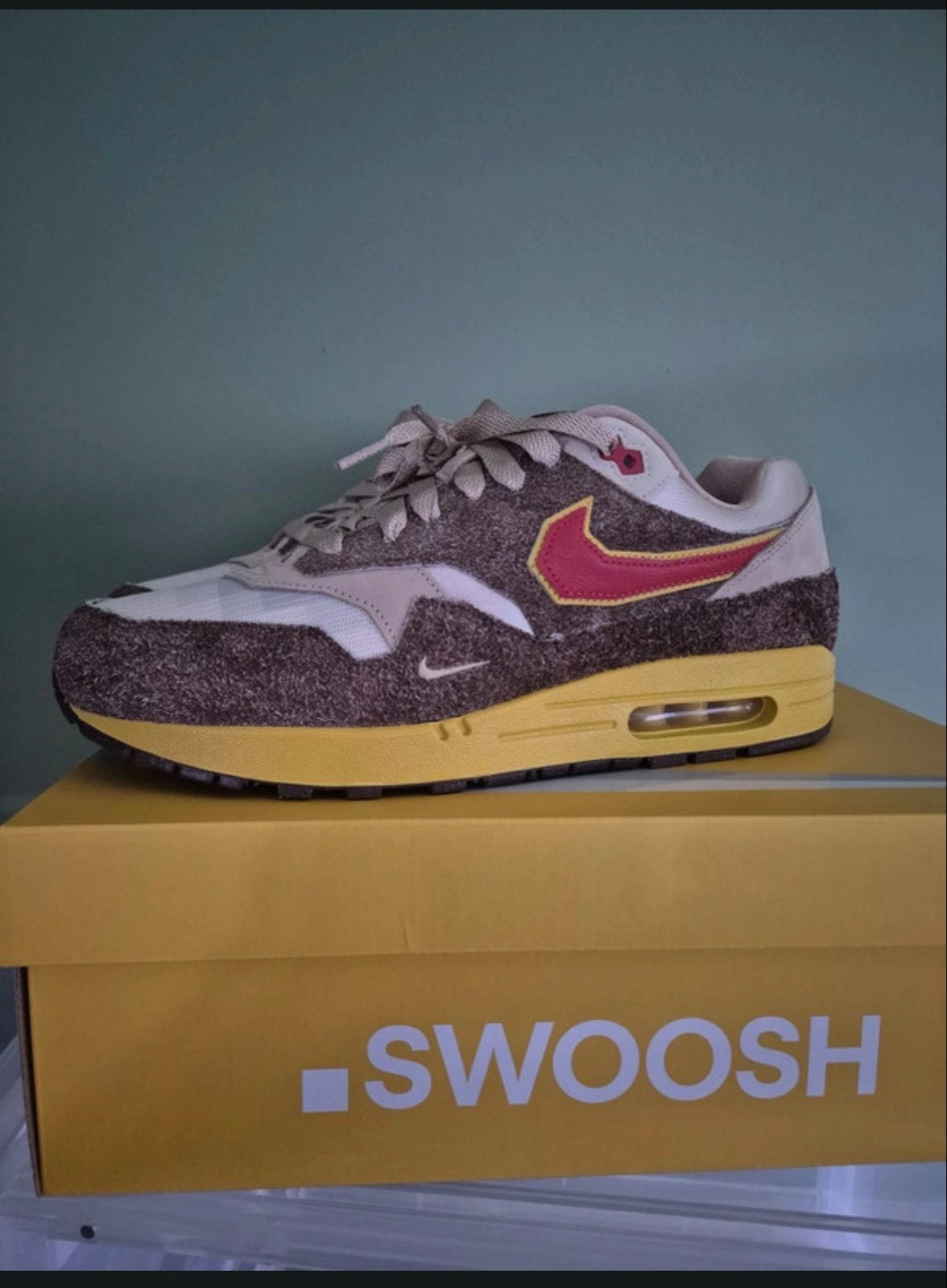 Nike Air Max 1 Low Poly Big Head Origins Maat 46, Ophalen of Verzenden, Nieuw, Overige kleuren, Sneakers of Gympen