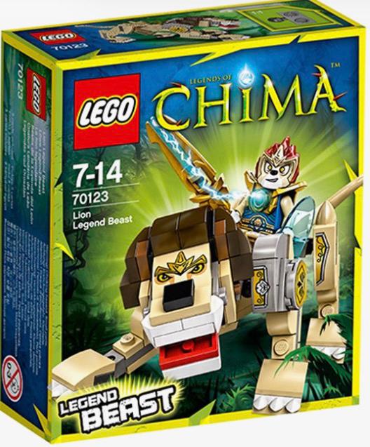 Lego Legends of Chima 70123 Leeuw Legendebeest, Overige thema's, Lego, Ophalen of Verzenden, Zo goed als nieuw