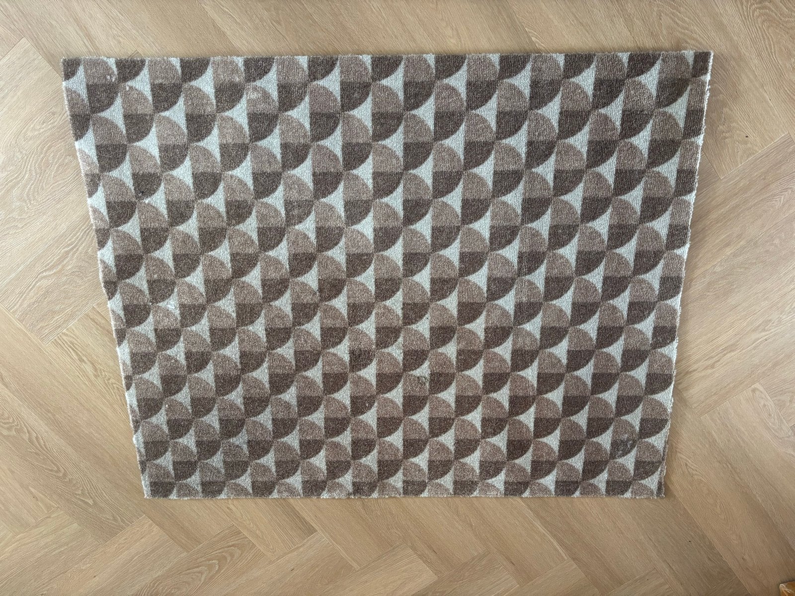 Nieuwe droogloopmat Karwei 100x127cm, Ophalen, 100 tot 150 cm, Bruin, Nieuw