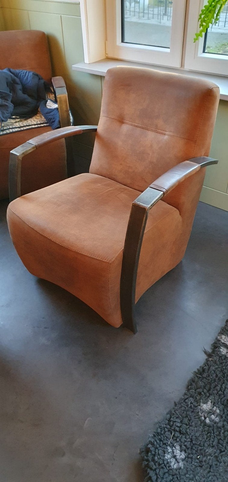 4 salonstoelen en 4 eethoek stoelen., Huis en Inrichting, Ophalen, Gebruikt, 75 tot 100 cm, Stof