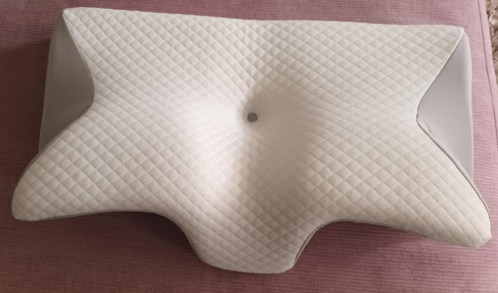 NIEUW Vlindervormig ergonomisch anti snurk nekkussen., Ophalen, Zo goed als nieuw, Wit, Vierkant