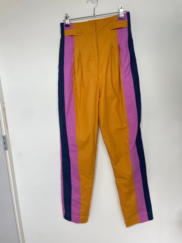 Farm Rio colourblock high waist broek XS roze blauw geel, Kleding | Dames, Blauw, AZZAS 2154 S.A., Hello@farmrio.eu, Ophalen of Verzenden