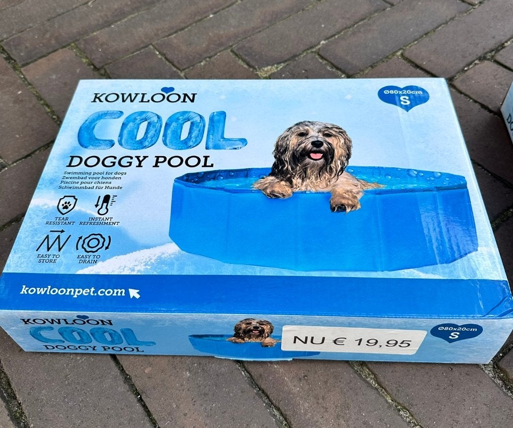 Nieuw hondenzwembad S 80x20cm NU € 12,50, Nieuw, Ophalen of Verzenden, Nvt, Cool Doggy Pool