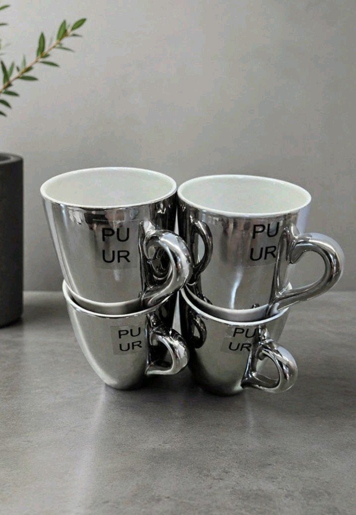 4x PUUR (Hema) Koffiekop 185ml Chrome/Zilver NIEUW

Aardewer, Nieuw, Ophalen of Verzenden, Overige stijlen, Kop(pen) en/of Schotel(s)