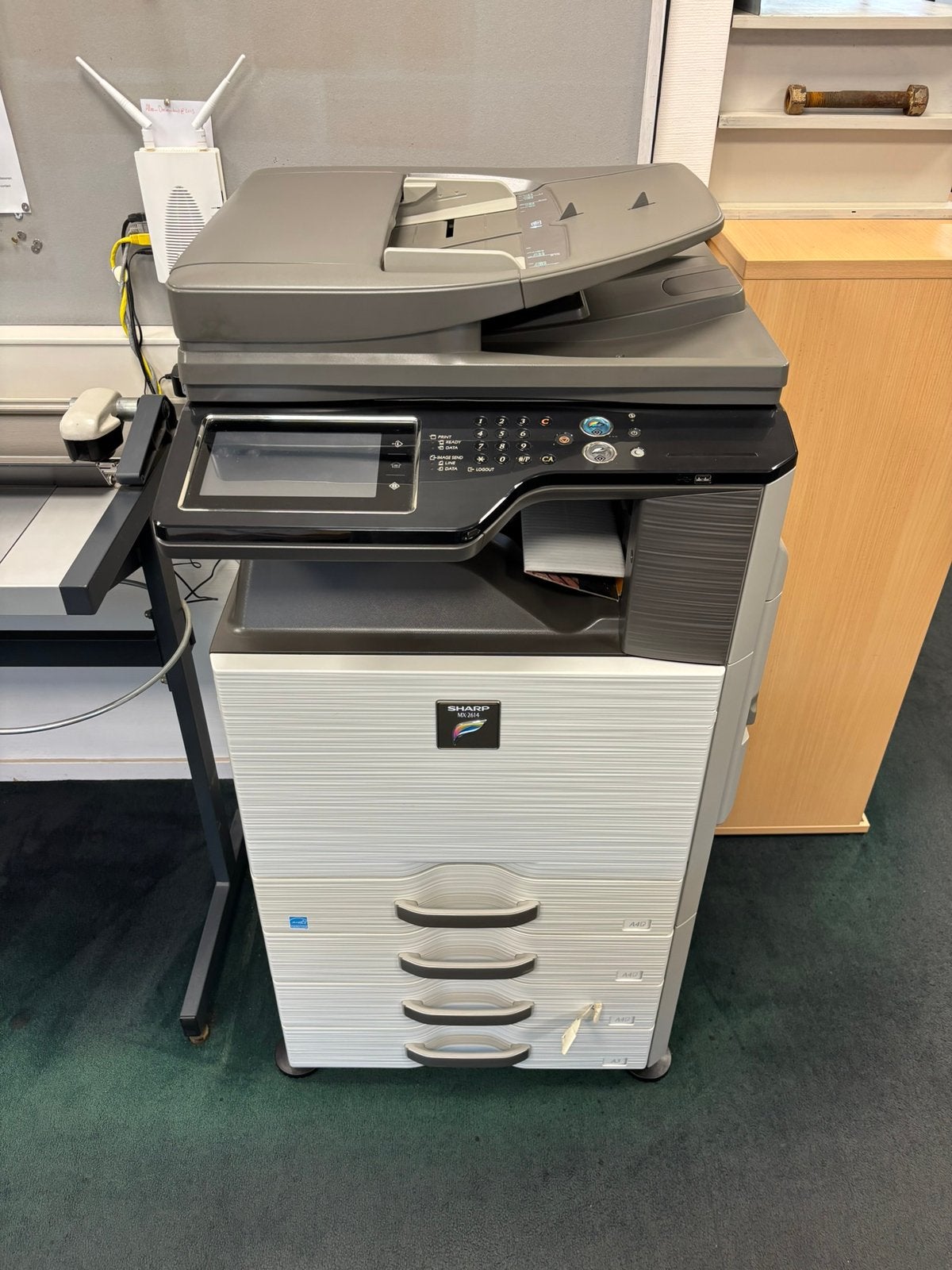 Sharp MX-2614N A3 Kleurenprinter/Scanner/Kopieer + 8 toners, Computers en Software, Ophalen, Zo goed als nieuw, Scannen, All-in-one