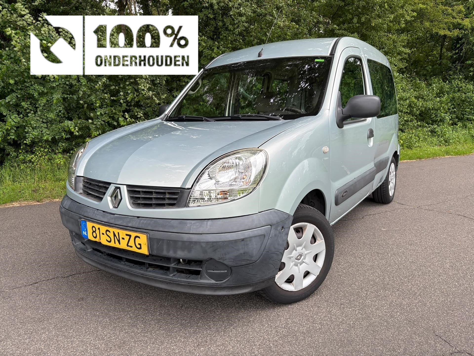 RENAULT Kangoo Rolstoelauto! 1.2 16V Authentique, Stof, 4 cilinders, Bedrijf, Handgeschakeld