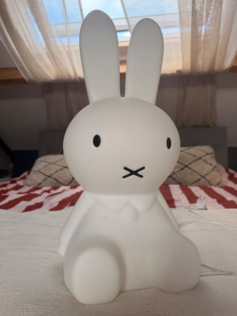 Miffy lamp - 50 cm, Ophalen, Overige merken, Zo goed als nieuw, Wit