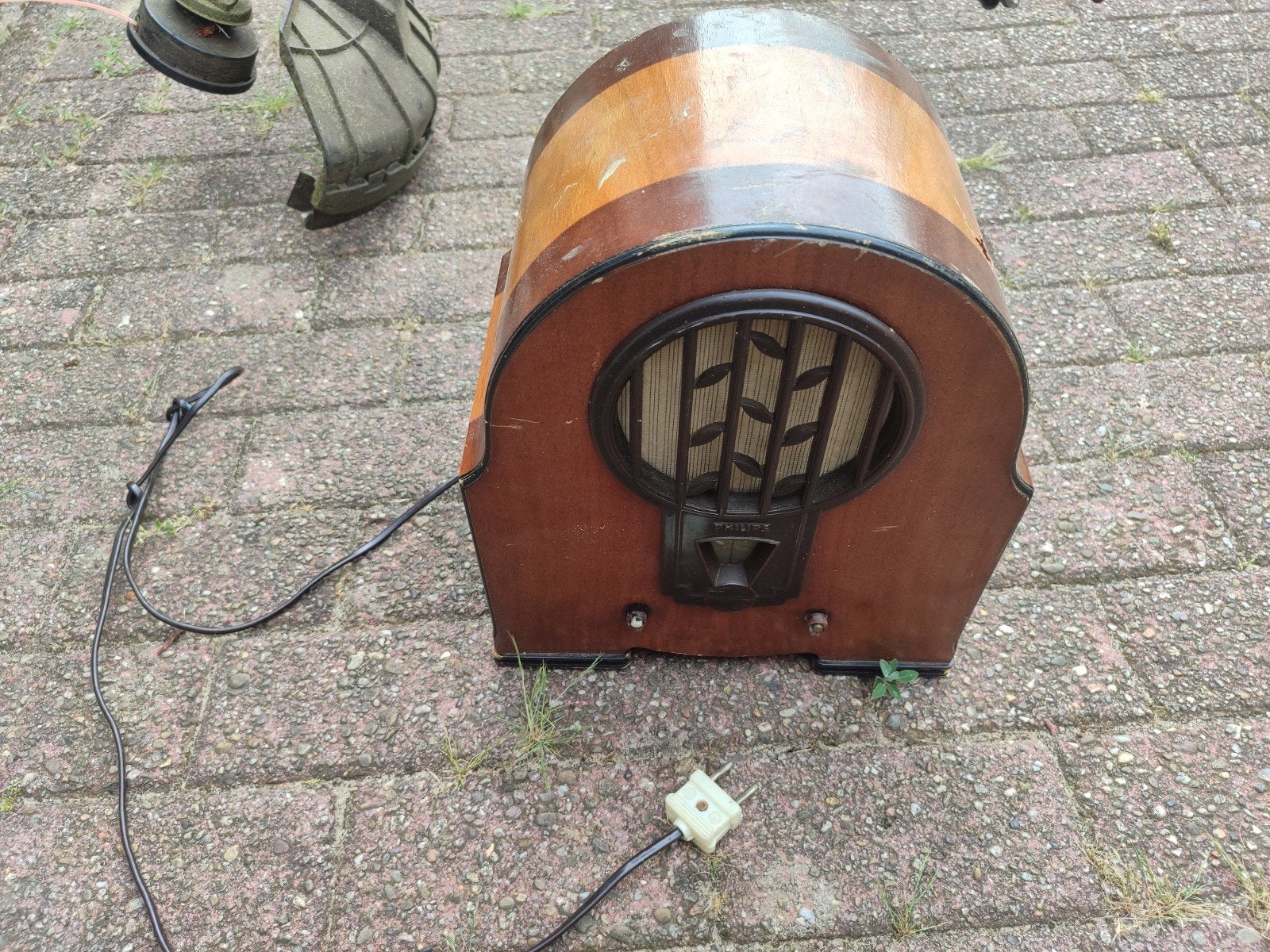 Oude Philips radio, Ophalen, Gebruikt