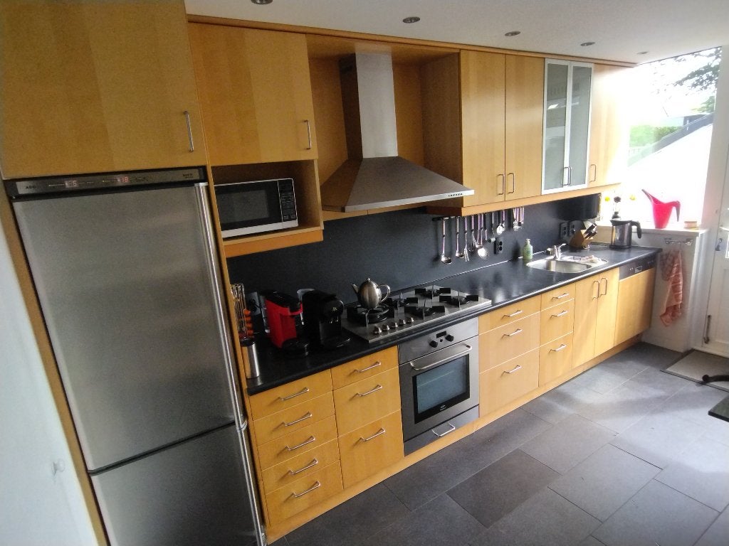 Keuken compleet, Huis en Inrichting, Keuken | Complete keukens, Ophalen, Gebruikt, Overige kleuren, Enkelwandige keuken