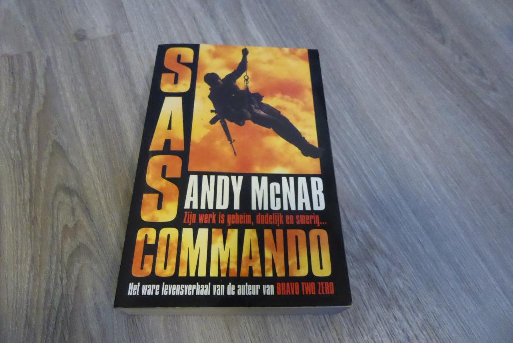 Boek: Andy McNAB SAS Commando, Ophalen of Verzenden, Nieuw, Andy McNab
