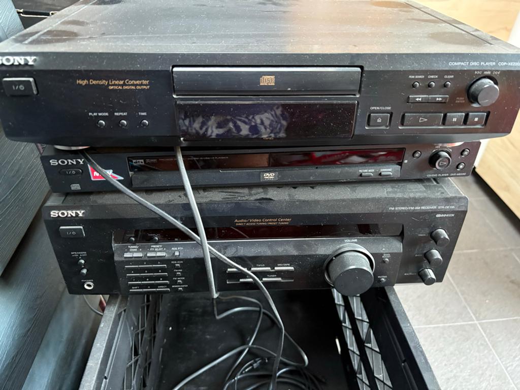 Sony Audio Set: CD-speler, DVD-speler en Receiver, Ophalen, Gebruikt, Losse componenten, Sony
