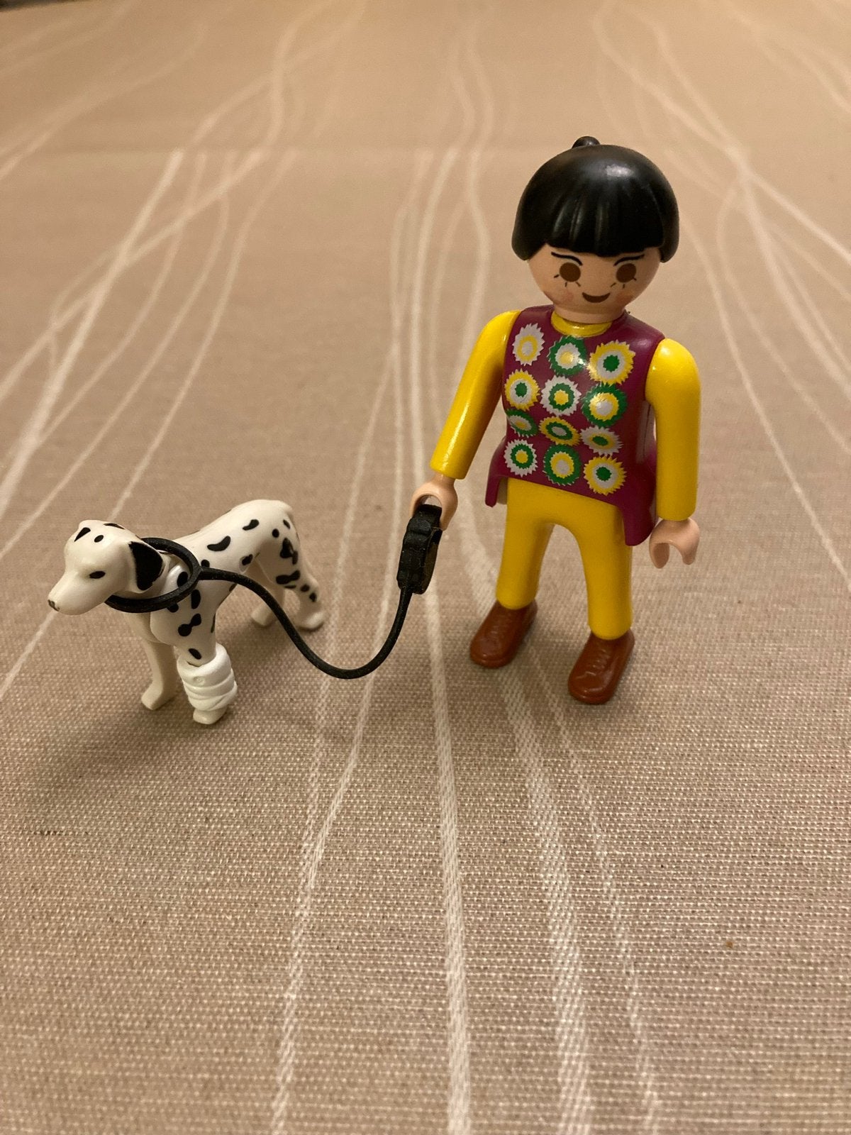 Playmobil vrouw met dalmatiër., Kinderen en Baby's, Speelgoed | Playmobil, Ophalen of Verzenden, Zo goed als nieuw