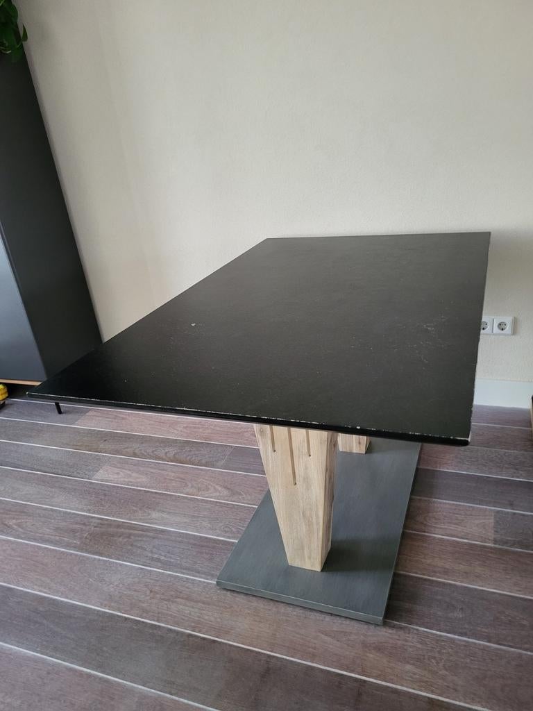 Eettafel, Huis en Inrichting, Tafels | Eettafels, Ophalen, Gebruikt, 100 tot 150 cm, 50 tot 100 cm