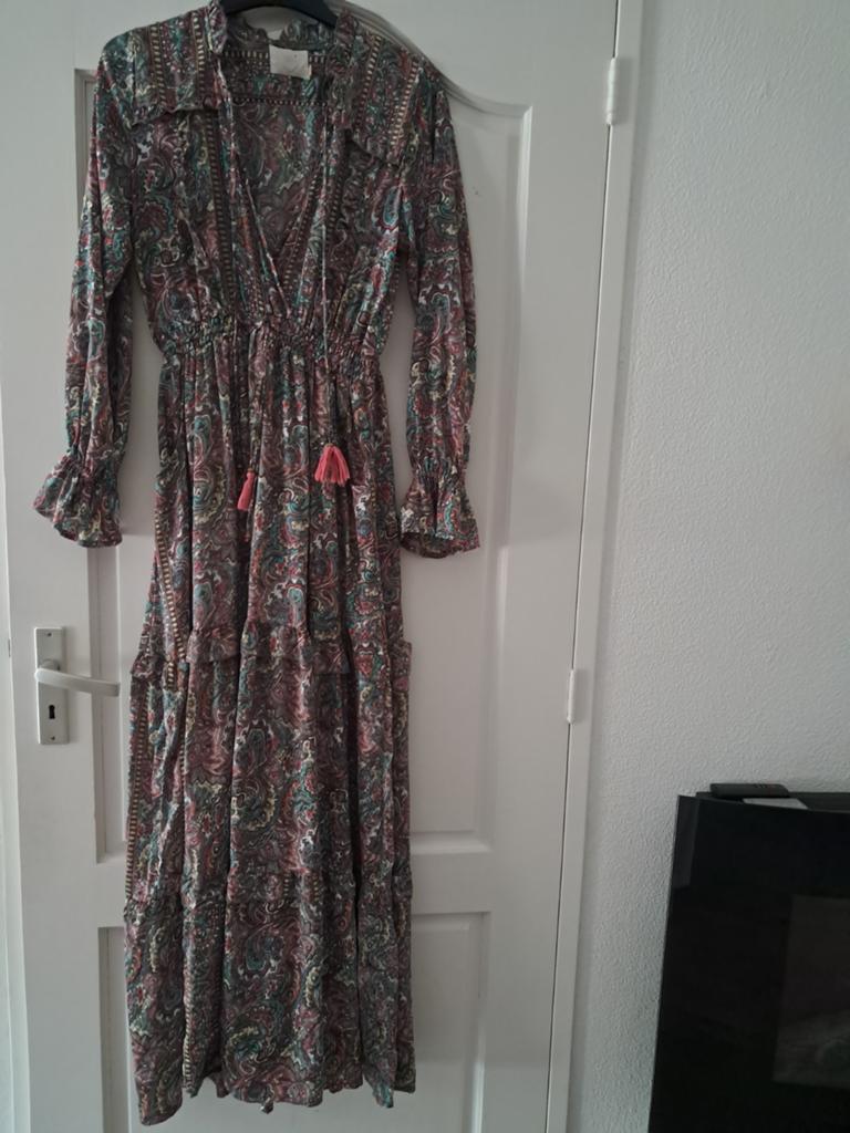 Purple Queen zomer jurk ibize stijl maat T2, Maat 38/40 (M), Paars, Ophalen of Verzenden, Zo goed als nieuw