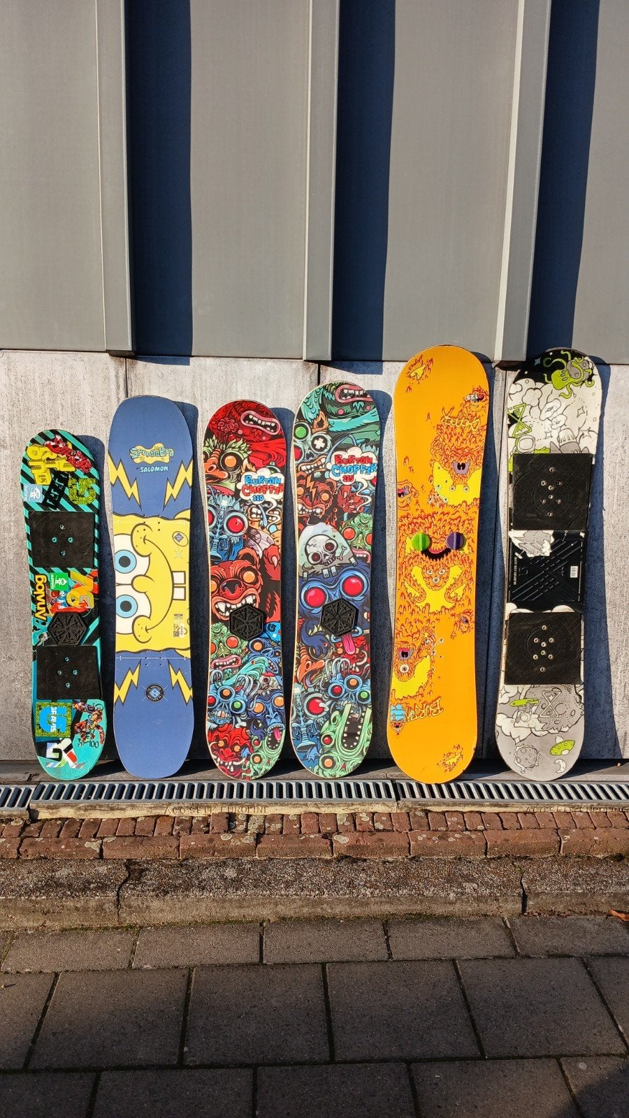 Kinder snowboards in diverse lengtes, Gebruikt, Board, Ophalen of Verzenden, Nb