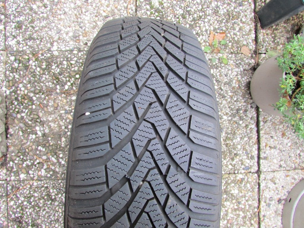 4 winterbanden met velg 195/65 R15 T, Auto-onderdelen, Ophalen, Gebruikt, 15 inch, Banden en Velgen