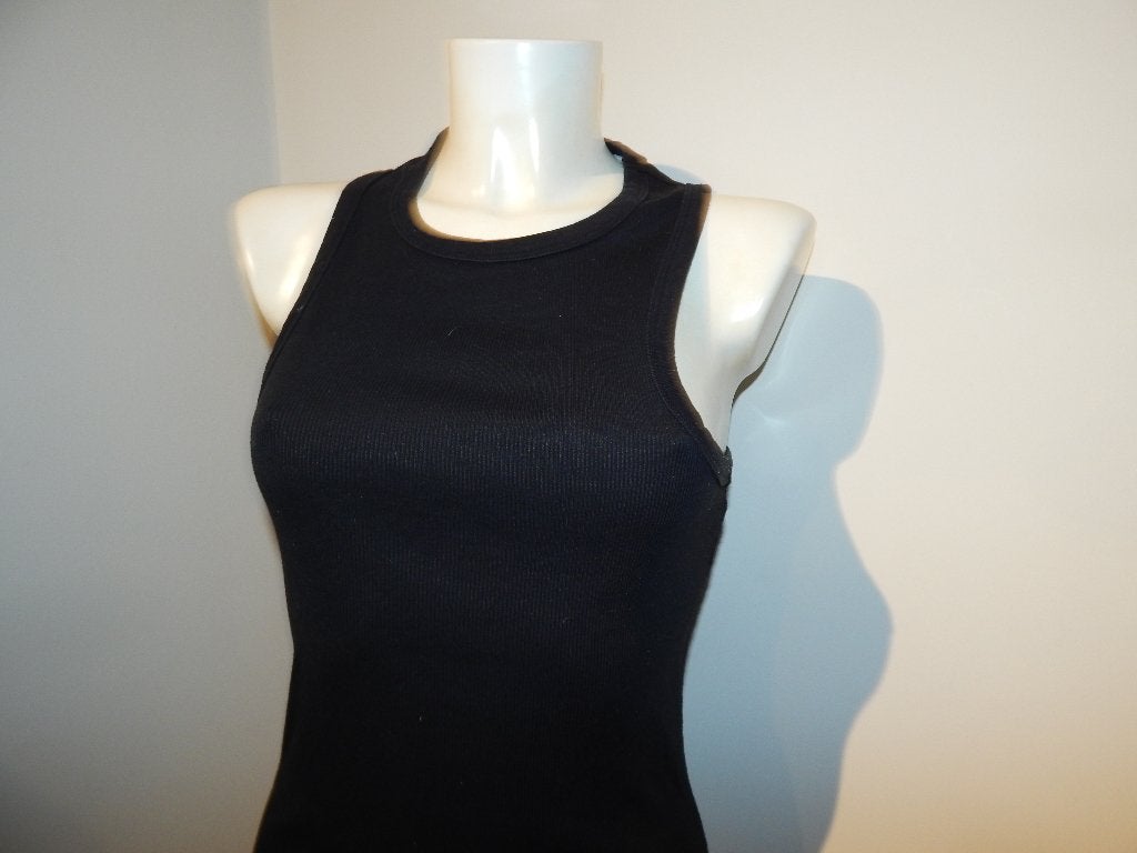 Rohe zwarte tank top basic runner achterkant mt M, Maat 38/40 (M), Rohe, Zwart, Ophalen of Verzenden