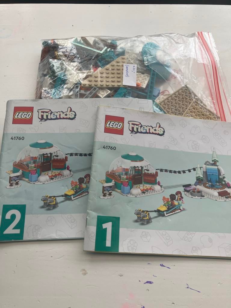 LEGO Friends 41760 Iglo Vakantie Avontuur, Ophalen of Verzenden, Gebruikt, Overige merken
