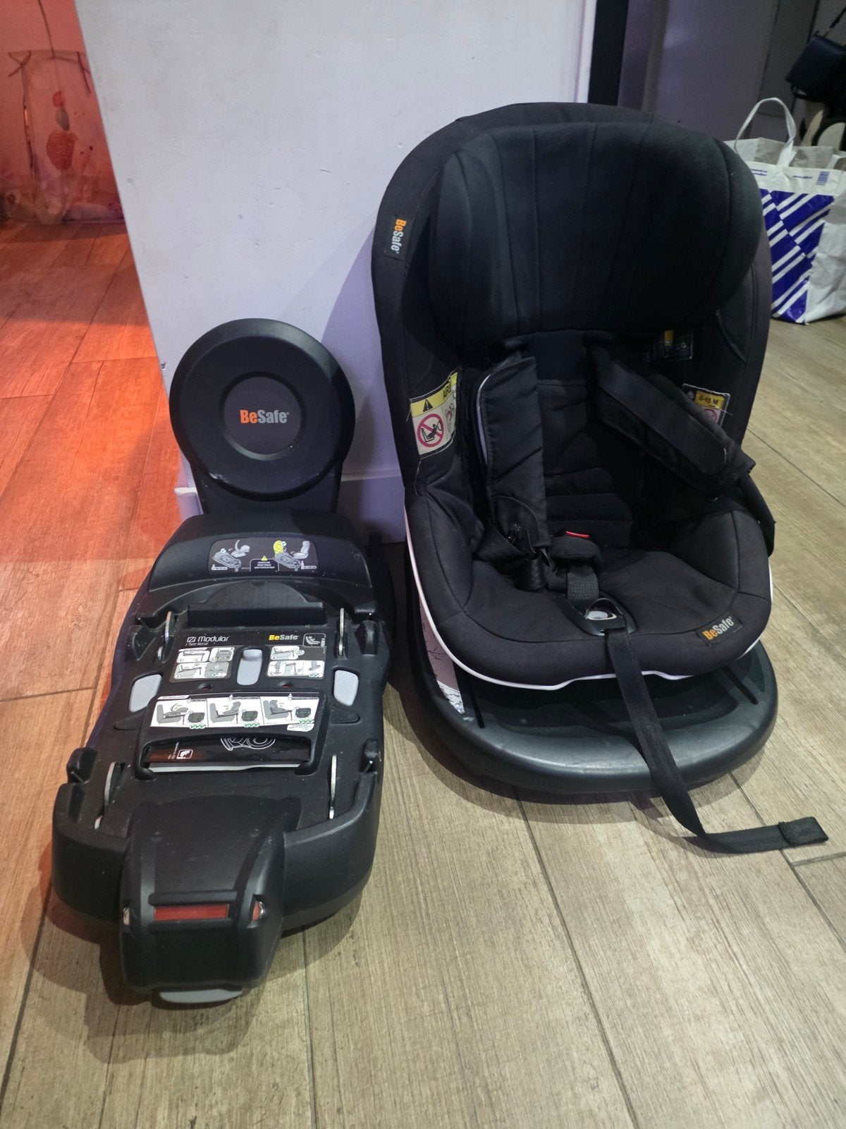 BeSafe iZi Modular i-Size autostoel met base, Verstelbare rugleuning, Gebruikt, 0 t/m 18 kg, Isofix