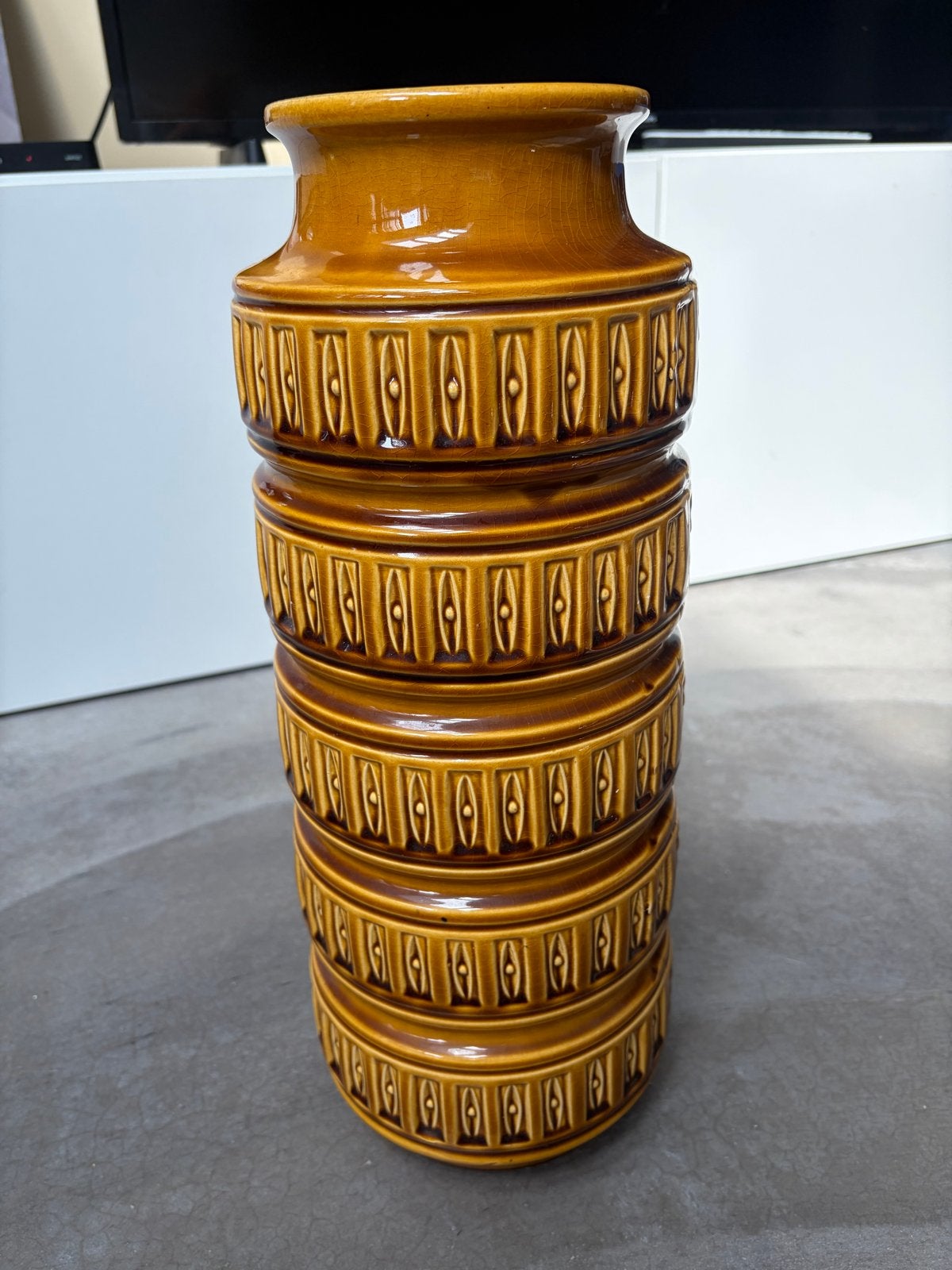 Vintage West Germany Vaas 268-40 - 40cm hoog, Antiek en Kunst, Antiek | Vazen, Ophalen of Verzenden