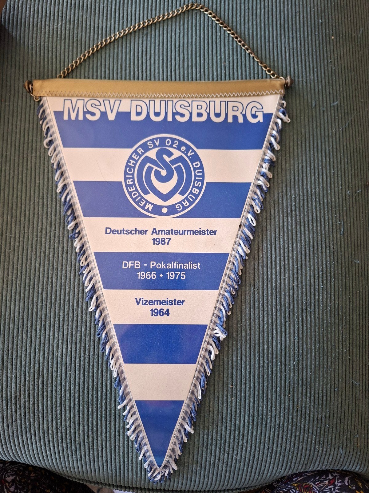 vaantje MSV Duisburg, Ophalen of Verzenden, Zo goed als nieuw, Buitenlandse clubs, Vaantje of Sjaal