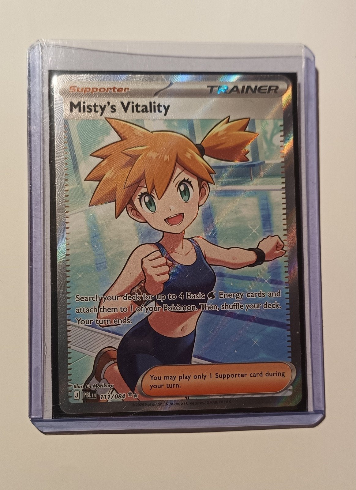 Misty's Vitality - Pitch black, Ophalen of Verzenden, Nieuw, Losse kaart, Foil