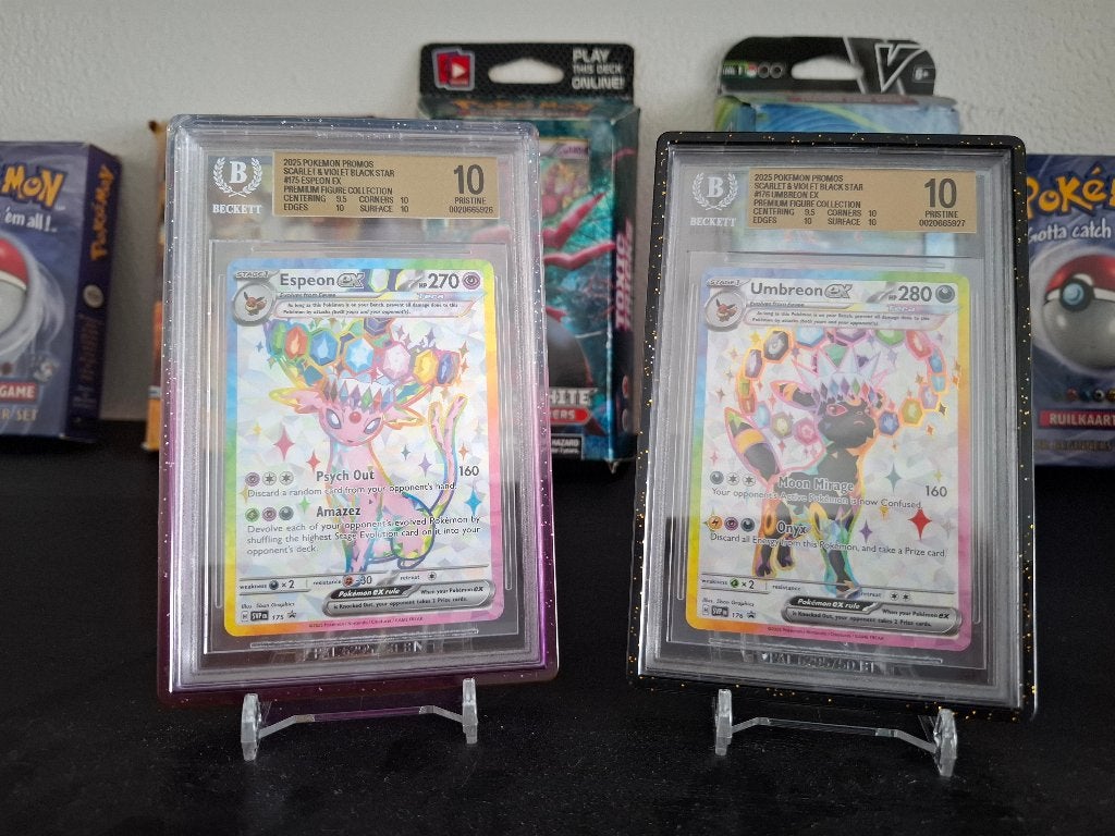 Pokemon BGS & PSA slabs, lage populatie kaarten en meer!, Ophalen of Verzenden, Zo goed als nieuw, Meerdere kaarten, Foil
