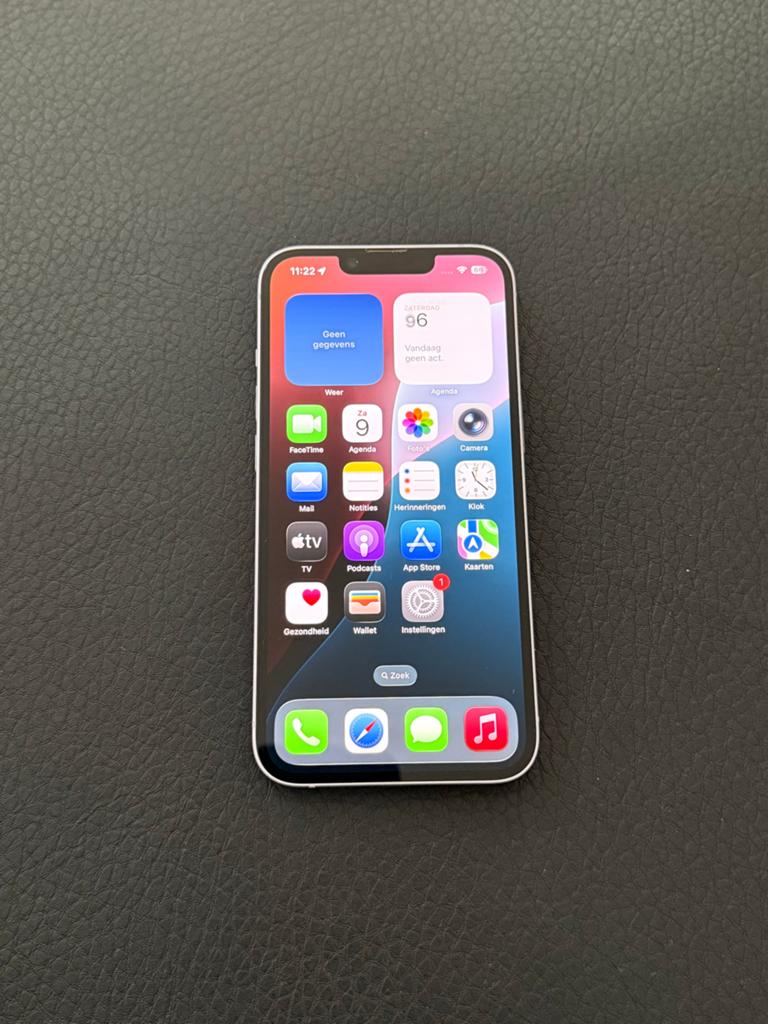 iPhone 14 128GB Zwart - Batterij 88%, Zwart, Ophalen of Verzenden, Zonder simlock, Zonder abonnement