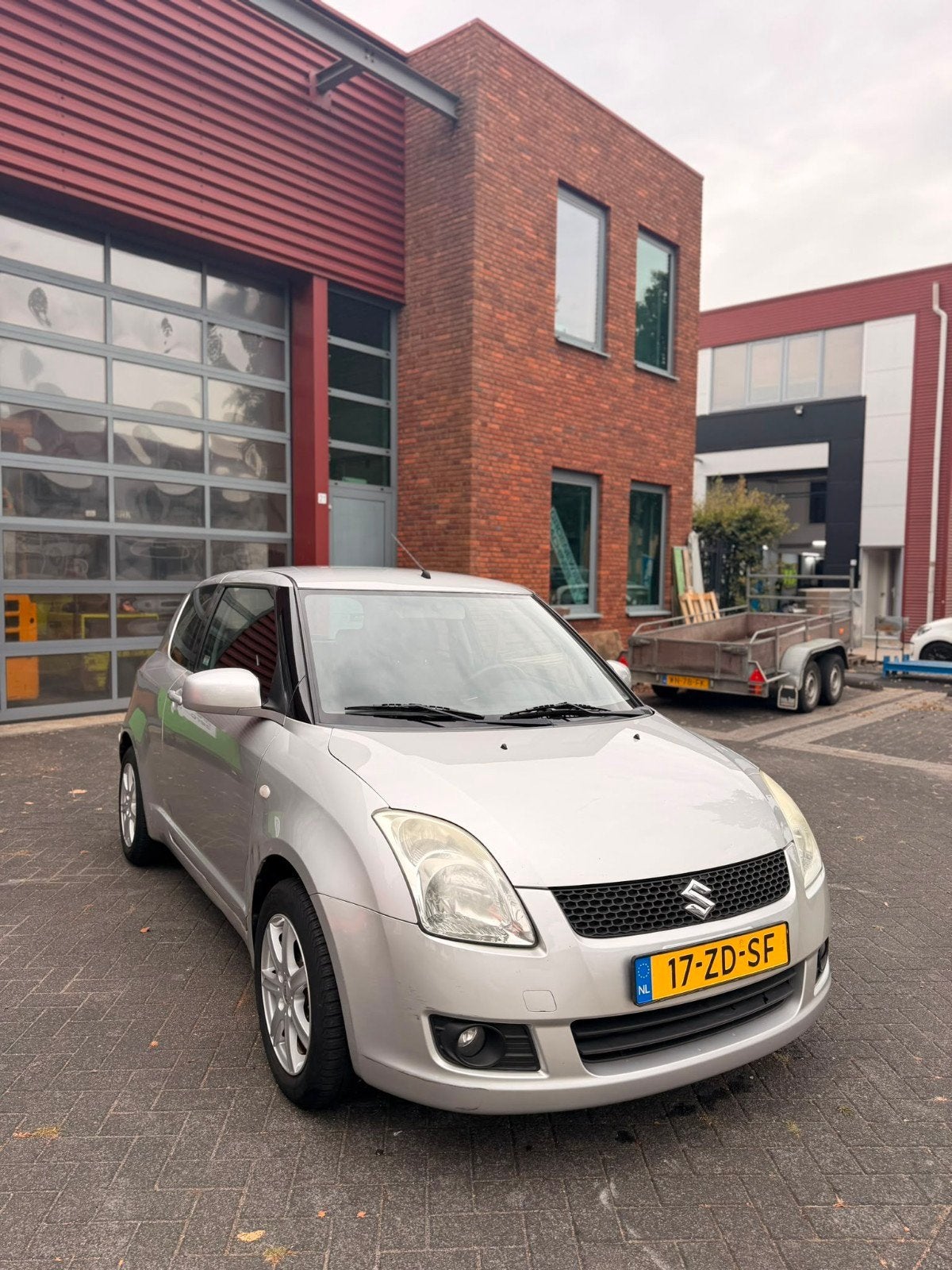 Suzuki Swift 1.3 3D AUT 2008 Grijs Keyless entry & go, Auto's, Suzuki, Stof, 40 €/maand, Swift, Origineel Nederlands