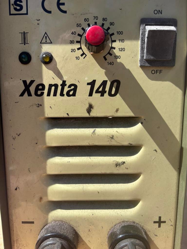 Xenta elektrisch  lasapperaat max 140amp, Ophalen, Zo goed als nieuw, Minder dan 150 ampère, Elektroden