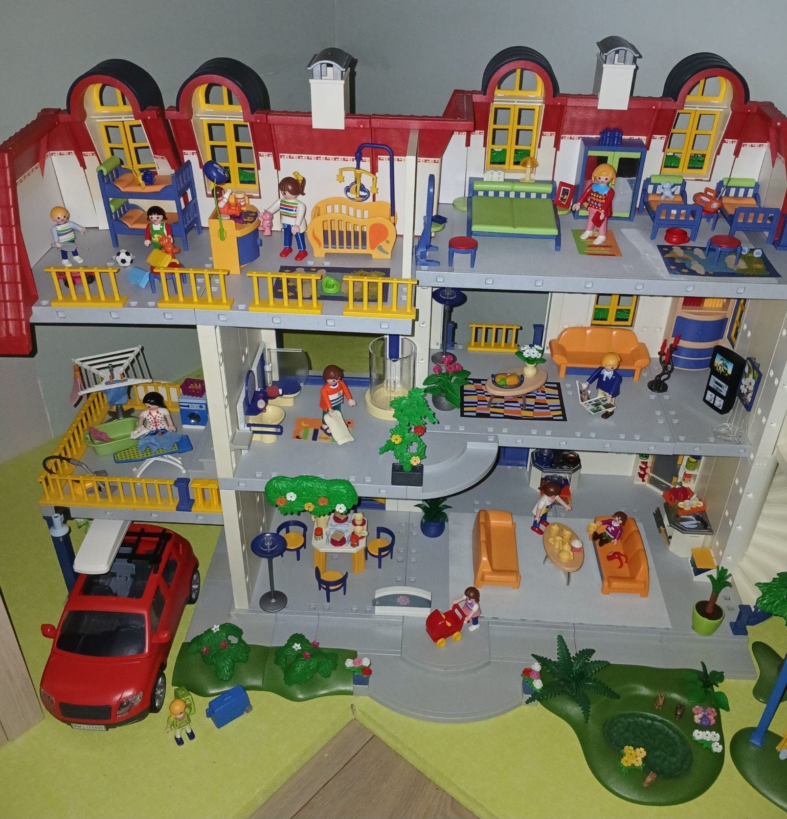 Playmobil Woonhuis 3965 met aanbouw - Complete set, Gebruikt, Gebouw, Complete set, Ophalen of Verzenden