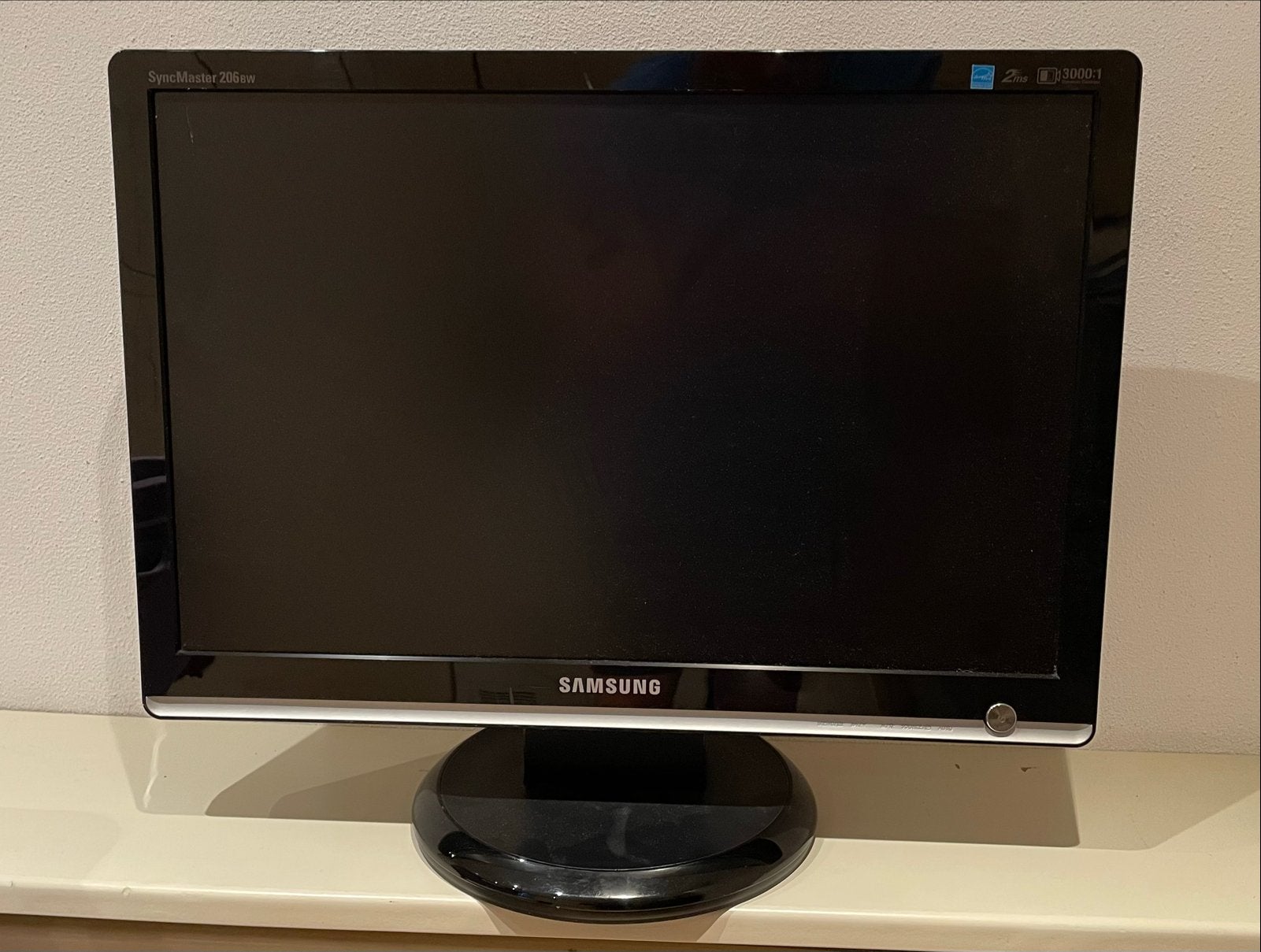 Samsung Syncmaster 206BW kleurenmonitor met HDMI-adapter, Computers en Software, Monitoren, Gebruikt, 60 Hz of minder, DVI, Overige typen