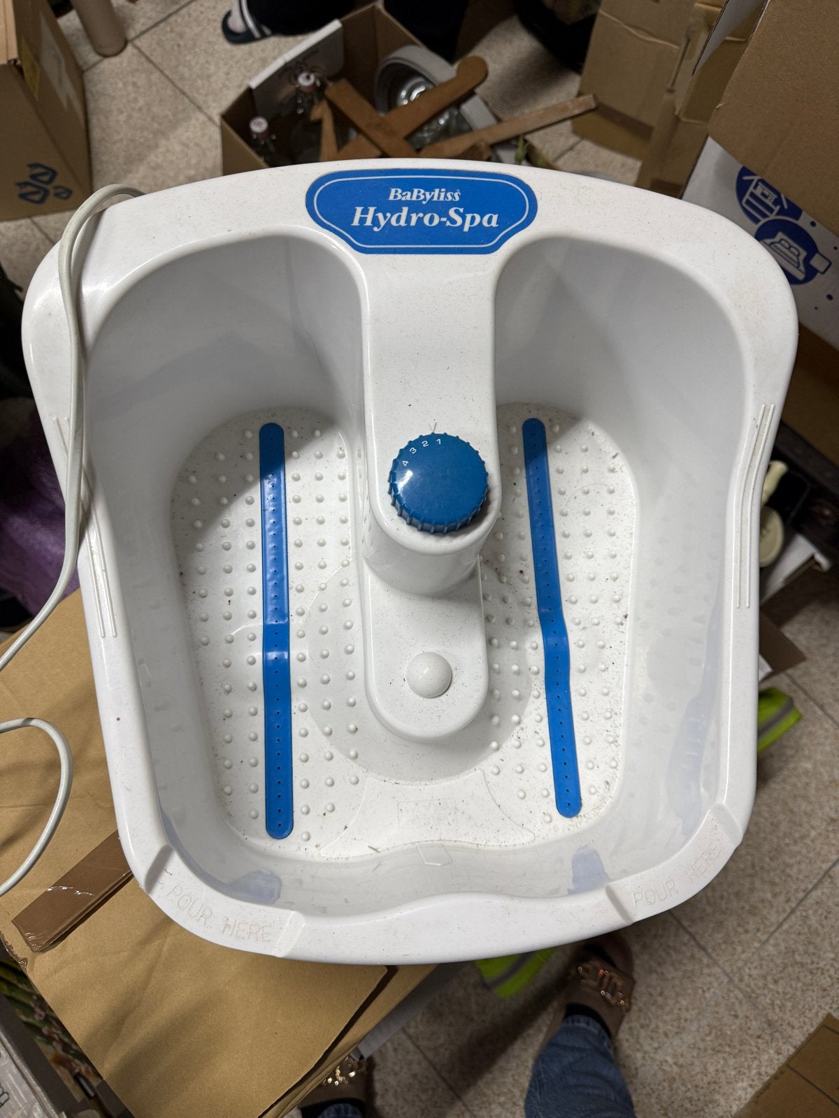 BaByliss Hydro-Spa Voetenbad - Ontspanning voor uw voeten, Ophalen, Gebruikt, Hand- en Voetverzorging