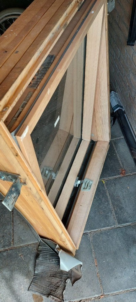 Dak raam, Doe-het-zelf en Verbouw, Dakpannen en Dakbedekking, Dakplaat of Dakpanplaat, Gebruikt, Ophalen of Verzenden, Minder dan 5 m²