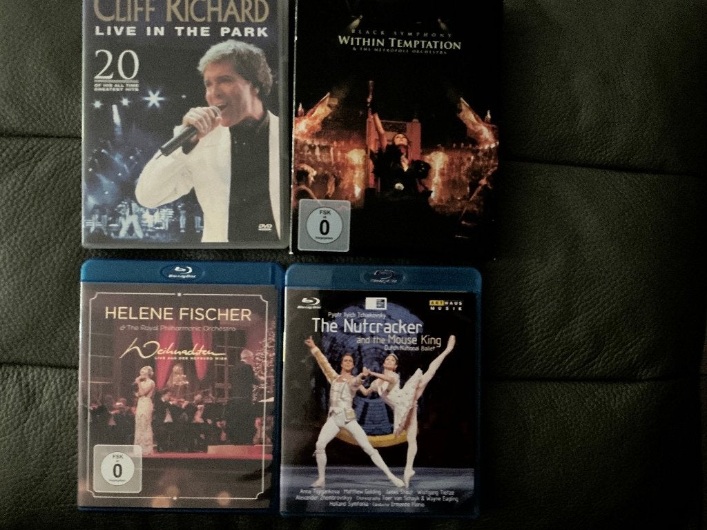 4 muziek dvd- blu-ray, Ophalen, Zo goed als nieuw, Muziek en Concerten