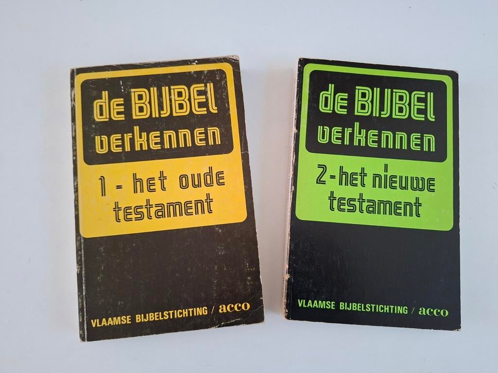 De Bijbel Verkennen - Het Oude en Nieuwe Testament, Ophalen of Verzenden, Gelezen, Vlaamse Bijbelstichting / Acco, Christendom | Katholiek