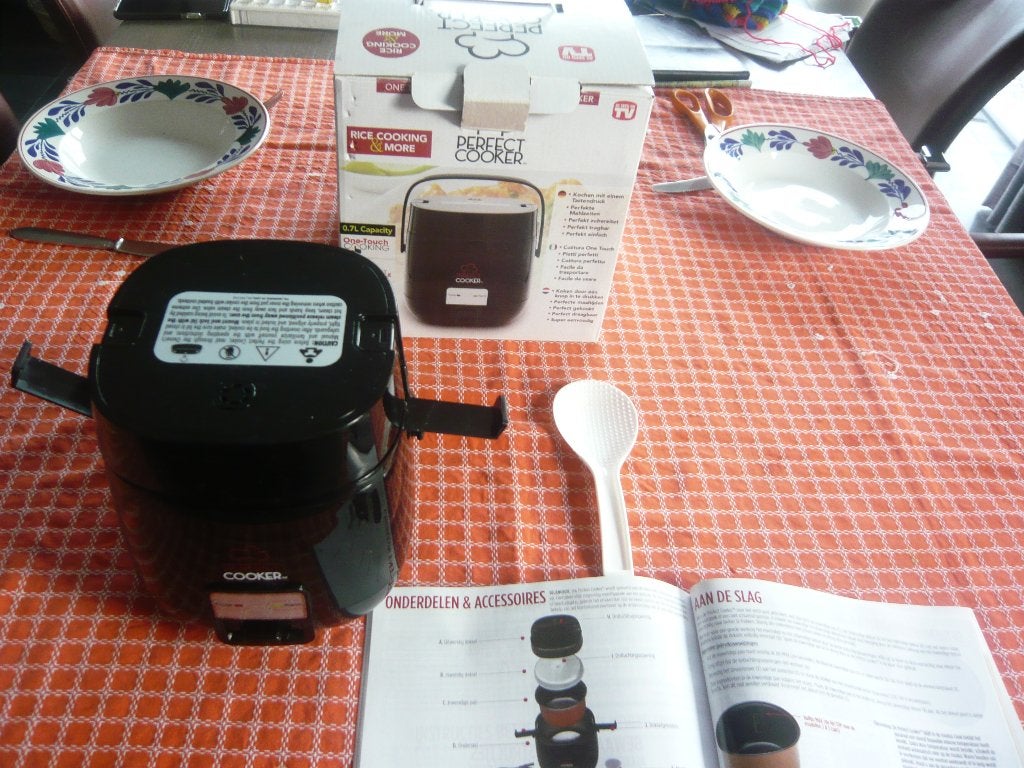 Rijst koker electrisch 2 persoons, Ophalen of Verzenden, Vaatwasmachinebestendig, Nieuw