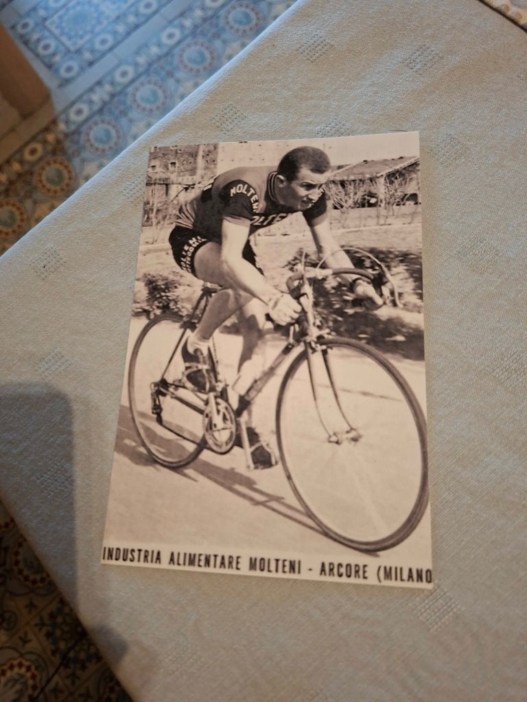 Foto (Repro) Gianni Motta / Molteni-Arcore, Ophalen of Verzenden, Zo goed als nieuw, Overige sporten, Poster, Plaatje of Sticker