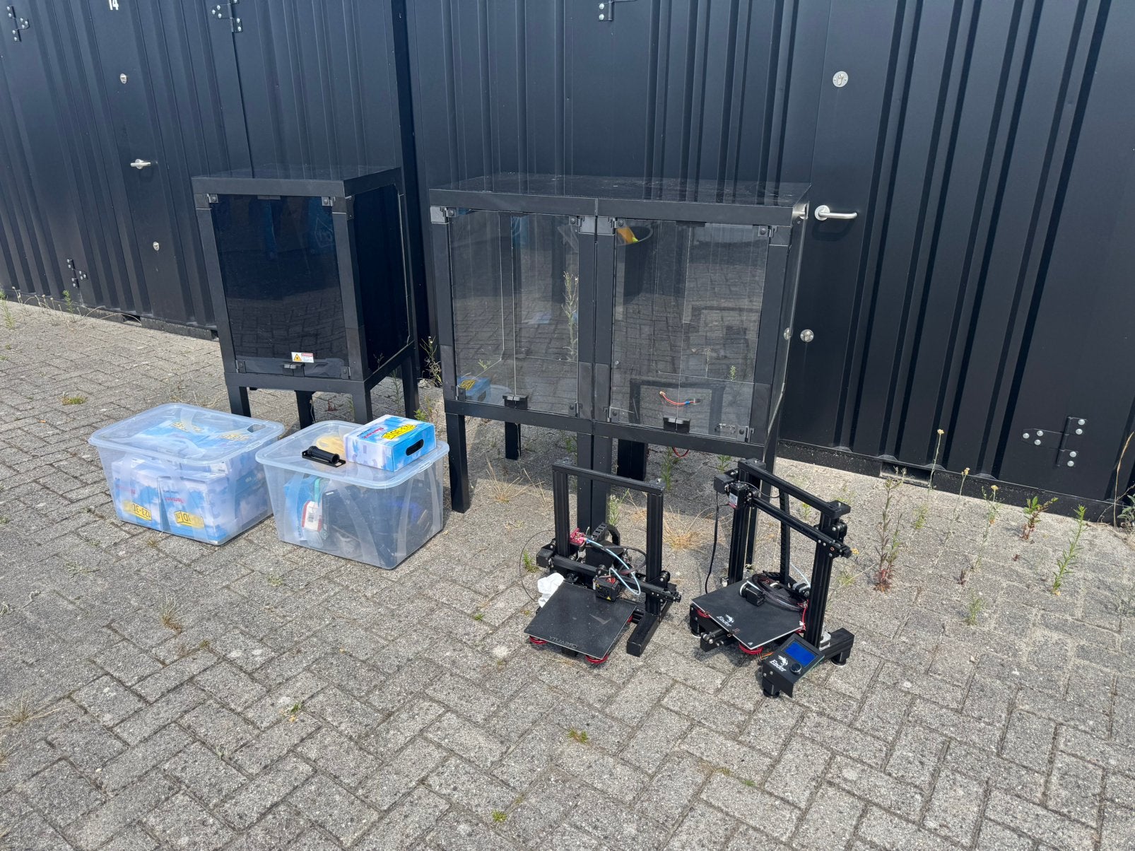 2 x ender 3d printer waarvan 1 laser incl behuizing, Ophalen, Gebruikt