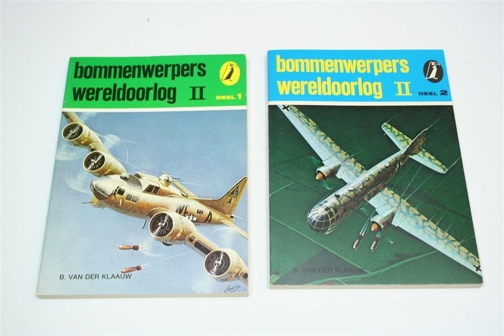 Bommenwerpers W.O. II Deel 1 + 2 — B. van der Klaauw, Gebruikt, Schaalmodel, -, -
