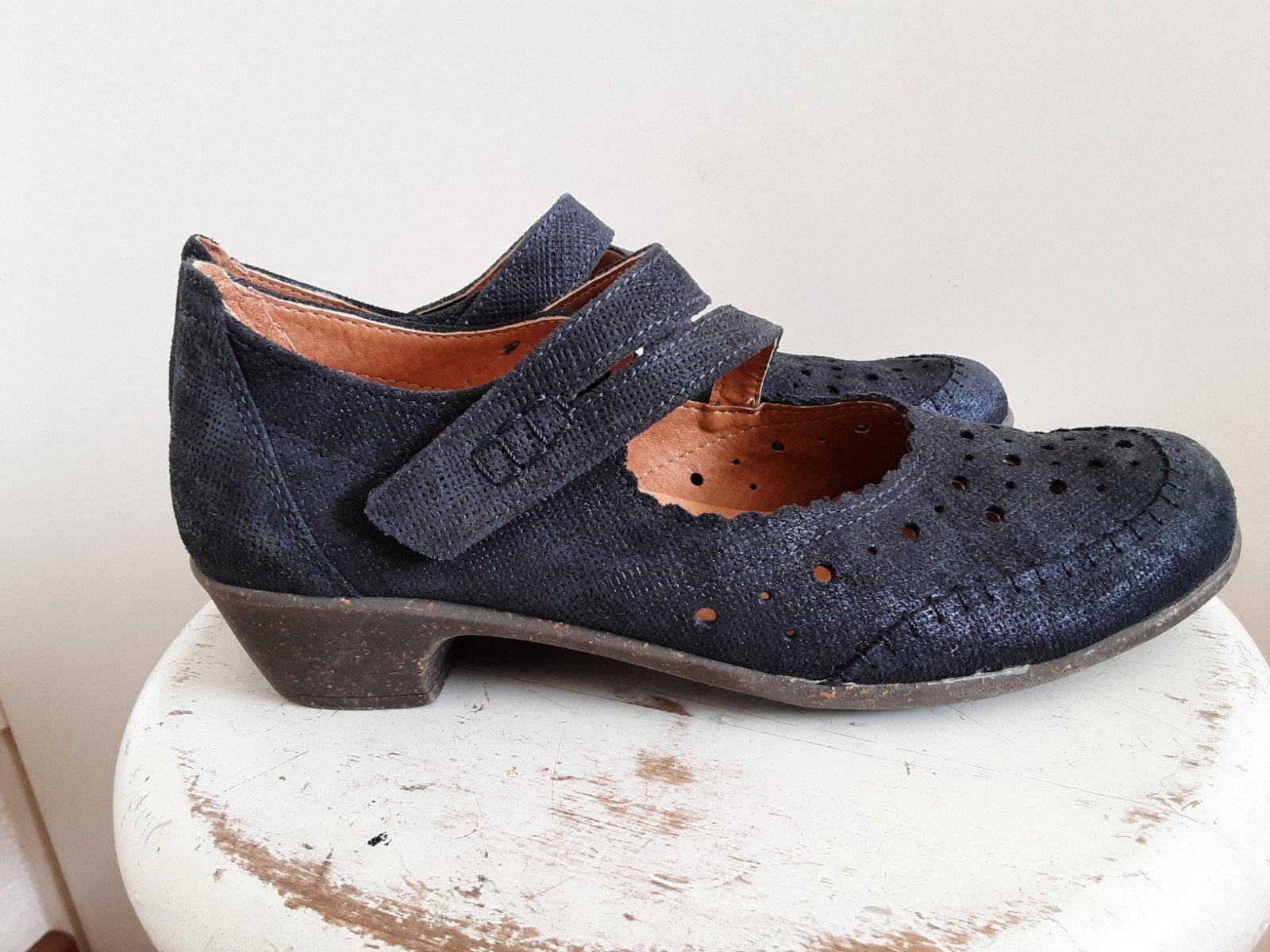 ACO schoenen maat 39 donker jeansblauw, Kleding | Dames, Aco, Pumps, Blauw, Ophalen of Verzenden
