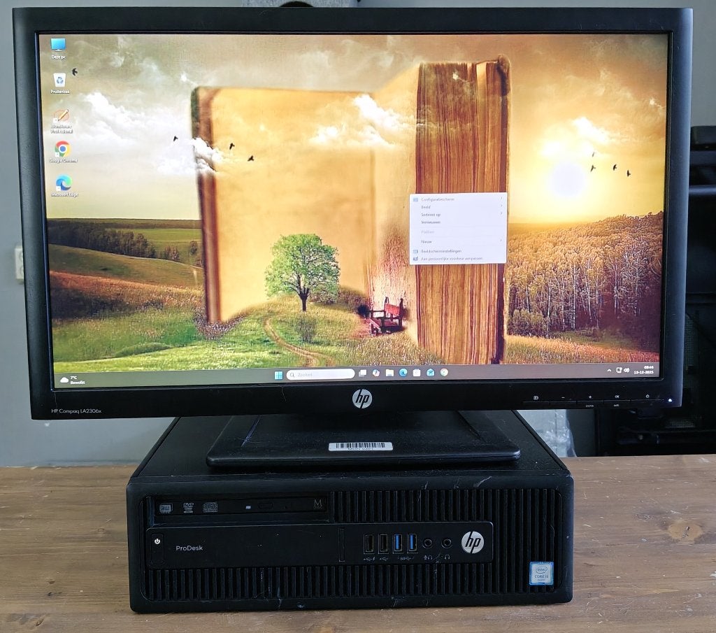 HP600 C.i5 6500 3.2GHz 8GB DDR4 250GB/2TB ssd/Sata 23"scherm, Ophalen, 8 GB, HDD, 3 tot 4 Ghz