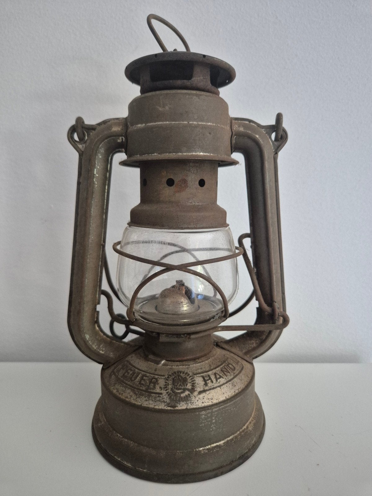 Originele, vintage Feuerhand model 175 Super Baby stormlamp, Ophalen of Verzenden