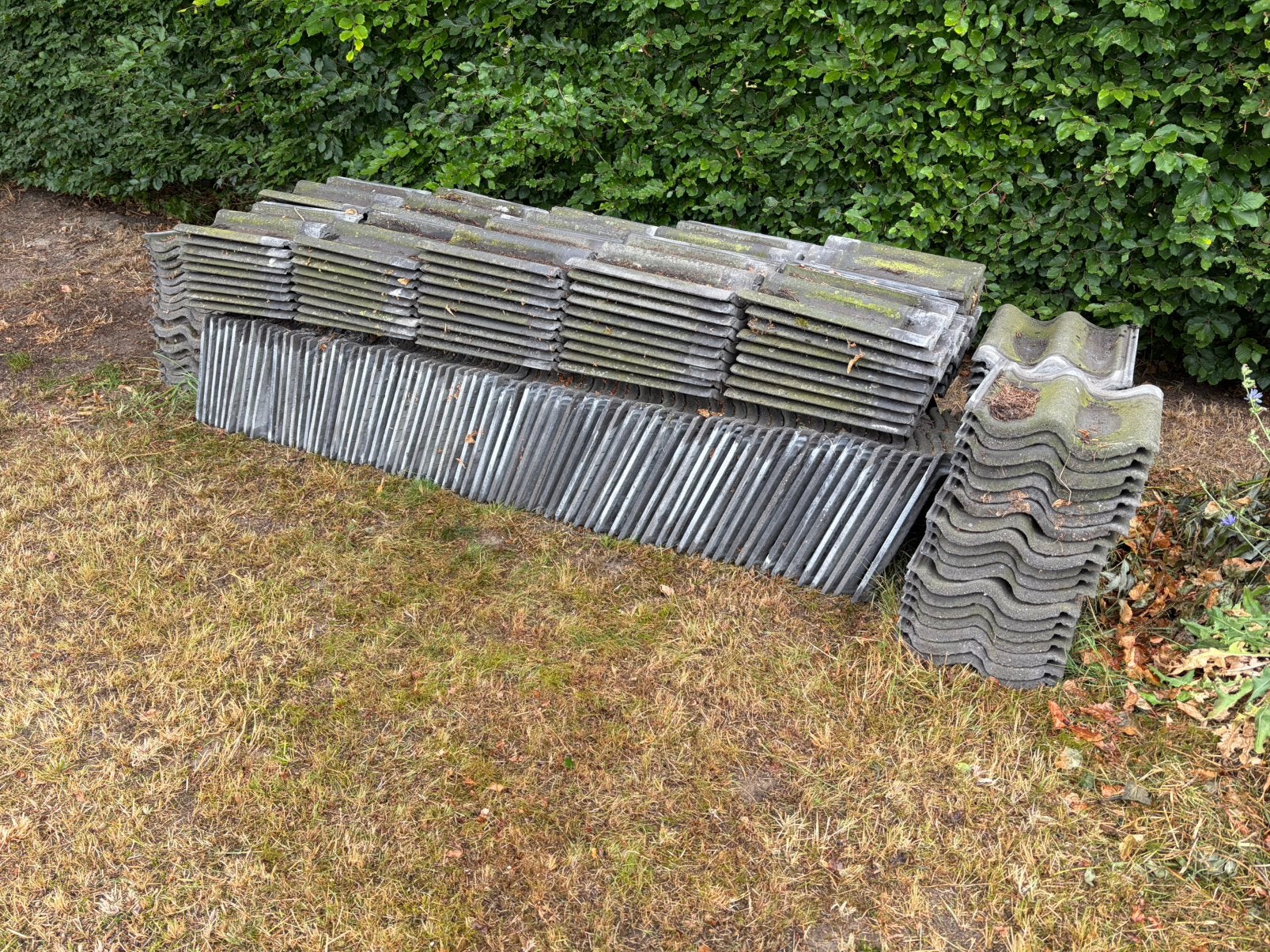 RBB sneldek dak- en nokpannen - 288 stuks, 10 stuks, Ophalen, Gebruikt, Steen of Klei, 15 m² of meer
